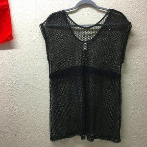 Donated. Black netted top